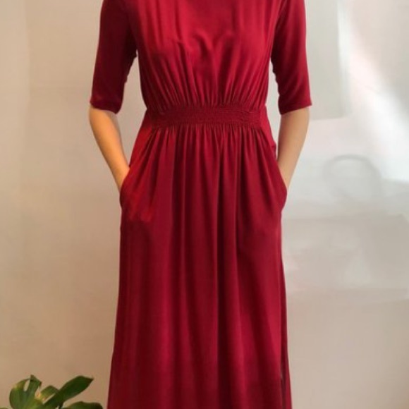 Pomandere 100% maxi dress. Sz S - Picture 2 of 6